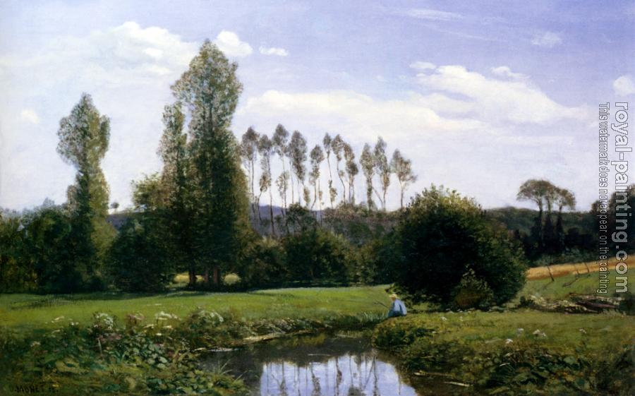 Claude Oscar Monet : View At Rouelles, Le Havre